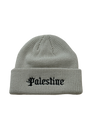 Waffle Knit Embroidered Palestine Beanie