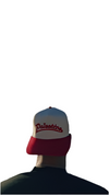 SOUQ BASEBALL RED TAN HAT