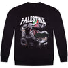 SOUQ CREW NECK FREEDOM FIGHTER // BLACK